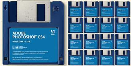 Adobe Photoshop CS4 in the Age of Floppy Disks