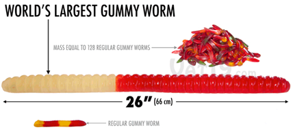 Largest Gummy Worm